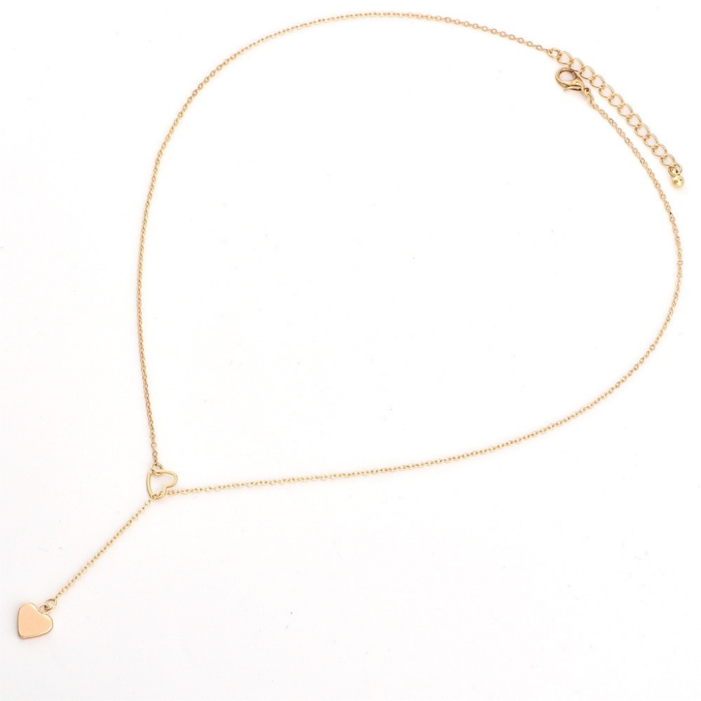 Boho Heart Lariat Necklace - Adjustable Choker - Picture 5 of 7